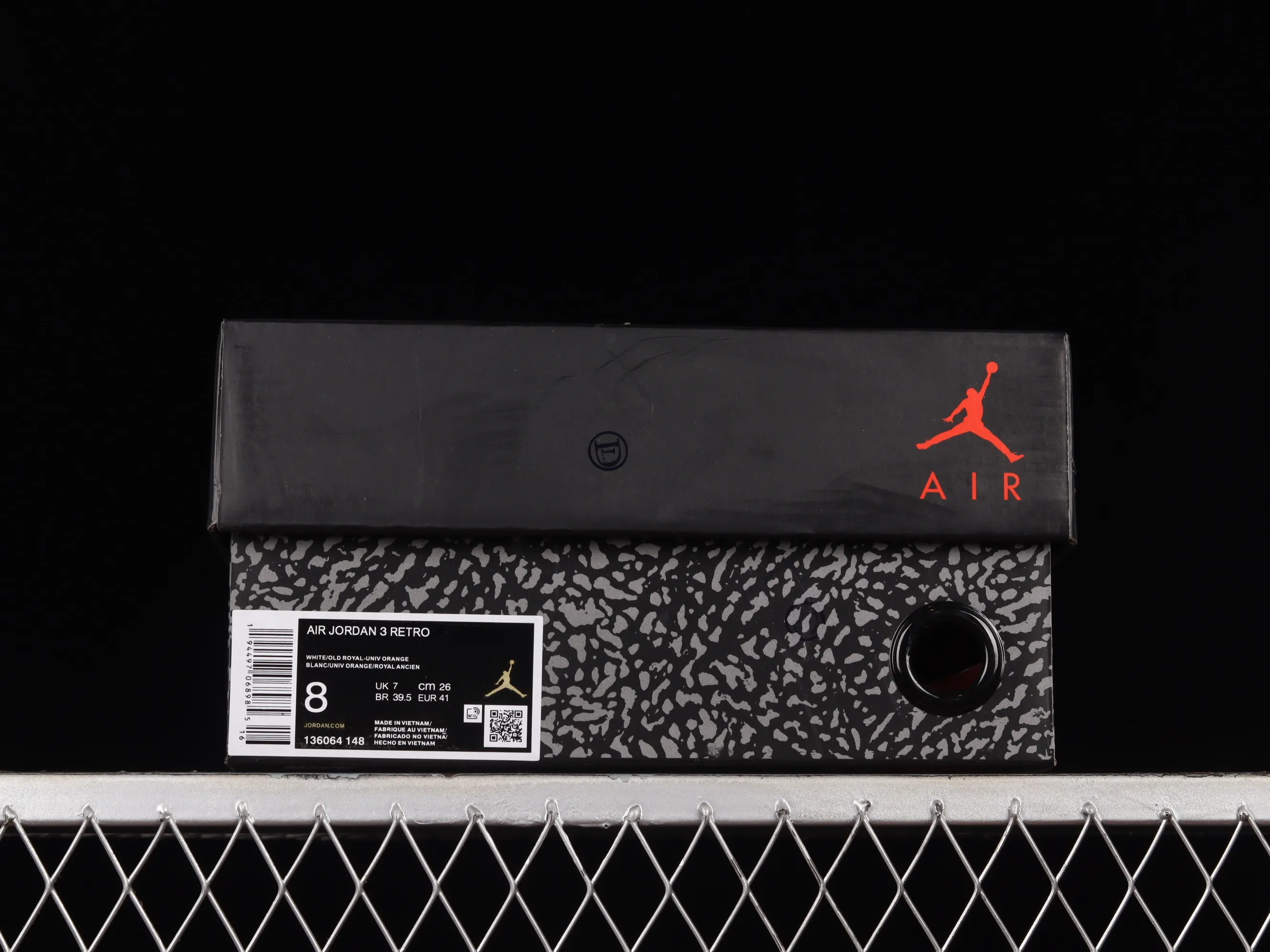 All categories Air Jordan Jordan series basketball shoes Air Jordan 3 Air Jordan 3 Retro "Knicks" AJ3 Joe 3 Knicks color 136064-148